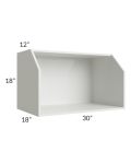Palisades White 30x18 Microwave Wall Cabinet - Out of stock through mid April