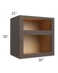 Tuscan Kona Brown 30x30x21 Microwave Wall Cabinet