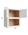 Vienna Cloud 30x36x21 Microwave Wall Cabinet