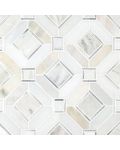 Milano Silver Pattern Backsplash Tile