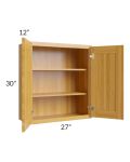 Glazed Praline 27x30 Wall Cabinet