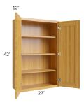 Glazed Praline 27x42 Wall Cabinet