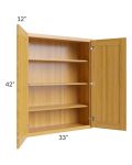 Glazed Praline 33x42 Wall Cabinet