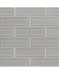 Morning Fog 2 x 6 Beveled Ceramic Tile