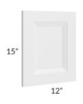 Bayville White 15" Wall Decorative End Panel