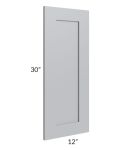 Asheville Grey Shaker 30" Wall Decorative End Panel