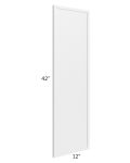 Township White 42" Wall Decorative End Panel