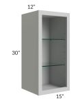 15x30 Wall Cabinet (No Door) To Be Used With A Glass Door