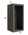 15x30 Wall Cabinet (No Door) To Be Used With A Glass Door