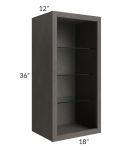 18x36 Wall Cabinet (No Door) To Be Used With A Glass Door