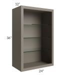 Tuscan Stone 24x36 Wall Cabinet (No Doors) To Be Used With Glass Doors