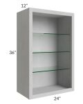 24x36 Wall Cabinet (No Doors) To Be Used With Glass Doors
