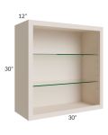 30x30 Wall Cabinet (No Doors) To Be Used With Glass Doors
