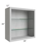 30x30 Wall Cabinet (No Doors) To Be Used With Glass Doors