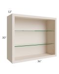 36x30 Wall Cabinet (No Doors) To Be Used With Glass Doors