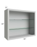 36x30 Wall Cabinet (No Doors) To Be Used With Glass Doors