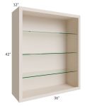 36x42 Wall Cabinet (No Doors) To Be Used With Glass Doors