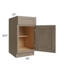 Cobblestone Grey 18" Base Cabinet 