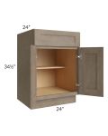 Cobblestone Grey 24" Base Cabinet 