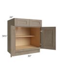 Cobblestone Grey 30" Base Cabinet 