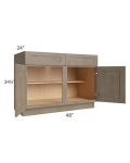 Cobblestone Grey 48" Base Cabinet