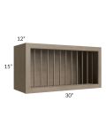Cobblestone Grey 30x15 Plate Rack