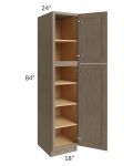 Cobblestone Grey 18x84 Utility Cabinet