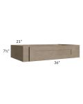 Cobblestone Grey 36" Under Cabinet Drawer