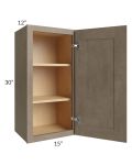 Cobblestone Grey 15x30 Wall Cabinet