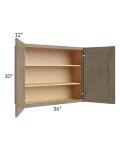 Cobblestone Grey 36x30 Wall Cabinet