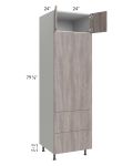 Milan Hazel 24x84 Combo Oven Cabinet