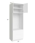 Venetian White Matte 30x96 Oven Cabinet