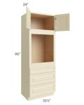 Casselton Ivory 31.5x90 Oven Cabinet
