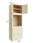 Casselton Ivory 31.5x96 Oven Cabinet