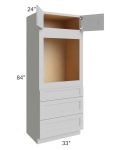 Tuscan Painted Grey 33x84 Oven Cabinet