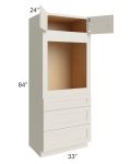 Asheville Cloud Shaker 33x84 Universal Oven Cabinet