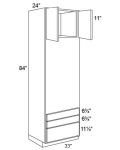 33x84 Oven Cabinet