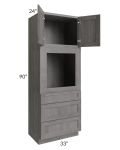 Providence Slate Grey 33x90 Oven Cabinet