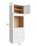 Bayville White 33x96 Universal Oven Cabinet