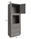 Providence Slate Grey 33x96 Oven Cabinet