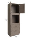 Providence Natural Grey 33x96 Oven Cabinet