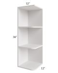 Midtown Cloud Shaker 12x36 Open End Wall Cabinet