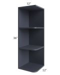 Vienna Indigo 12x36 Open End Wall Cabinet