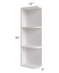 Tuscan Cloud 6x36 Open End Wall Cabinet – Left Opening
