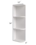 Vienna Cloud 6x36 Open End Wall Cabinet – Left Opening