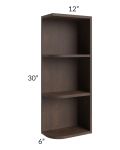 Tuscan Kona Brown 6x30 Open End Wall Cabinet – Right Opening