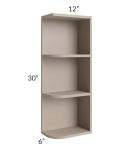 Tuscan Oyster 6x30 Open End Wall Cabinet – Right Opening