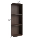 Vienna Kona Brown 6x36 Open End Wall Cabinet – Right Opening