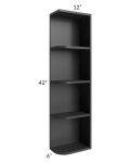 Vienna Black 6x42 Open End Wall Cabinet â€“ Right Opening