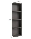 Salem Dark Grey 6x42 Open End Wall Cabinet – Right Opening